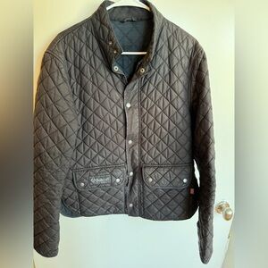Belstaff Authentic Men’s Black Quilted Jacket Coat size Large Great Condition